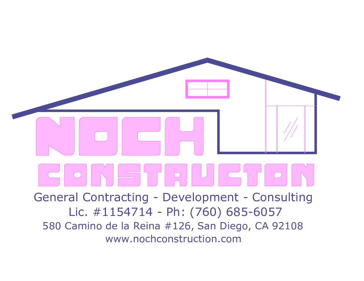 Noch Construction: Designed to Fit: Built to Last Logo